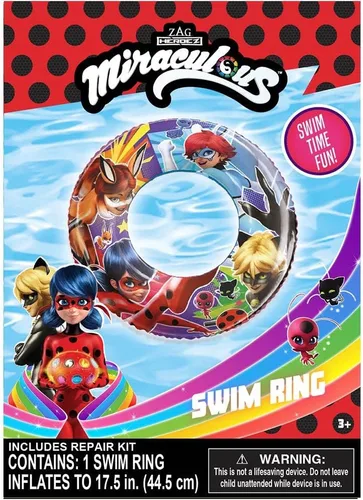 Miraculous Lo que los niños quieren el anillo de natación inflable de mariquita