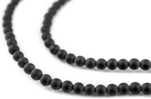 Miniatura 143 de The Bead Chest Cuentas de Jade Blanco Mate Redondas (8mm): Piedra Preciosa Orgánica Redonda Esférica de Energía con Poder de Sanación para Hacer