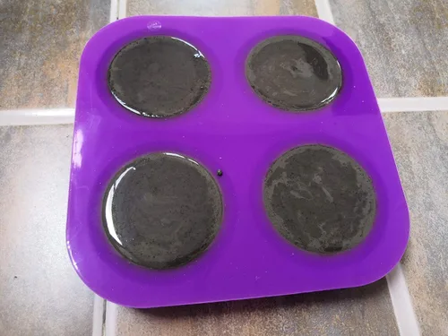 Miniatura 2 de Molde redondo para erizo de mandala de silicona de 4 cavidades para hacer piedras de cemento o yeso para pintura de puntos de mandala