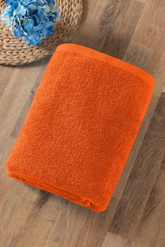 Miniatura 6 de Nine West Toalla de baño de rizo de lujo de gran tamaño, suave y afelpada, 40 x 80 pulgadas, toallas jumbo extra grandes, 100% algodón turco Naranja