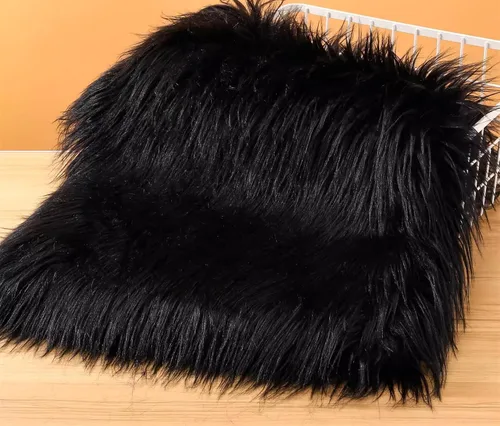 Miniatura 25 de Tiras precortadas de tela de piel sintética lanuda y esponjosa, material suave para manualidades, para barba y cabello de gnomos, disfraz de Blanco