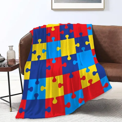 Miniatura 12 de Manta unisex de forro polar de felpa esponjosa de franela para sofá, cama, sofá, silla, viajes, campamento, decoración del hogar