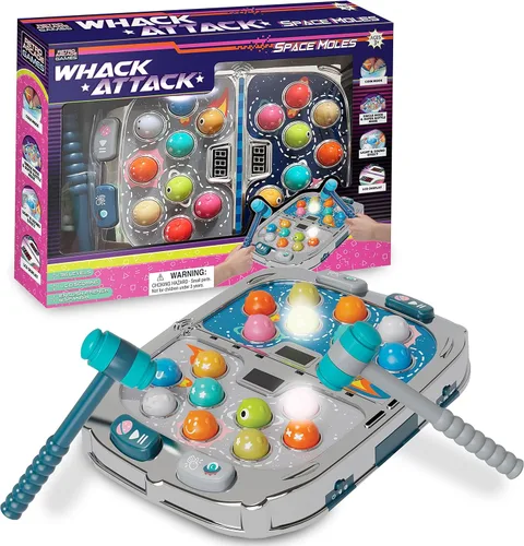 Nature Bound Whack Attack – El juego de luz y sonido – Juguetes educativos interactivos para niños pequeños y niños, juguete para golpear para niños