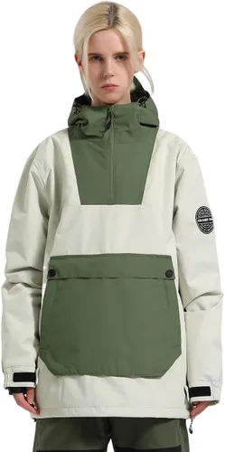 Miniatura 9 de Chaquetas de esquí para hombre, abrigos de snowboard para mujer, chaqueta impermeable para deportes de invierno, resistente al viento, cálida