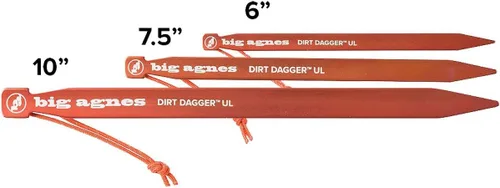 Miniatura 3 de Big Agnes Estacas para tienda de campaña Dirt Dagger UL