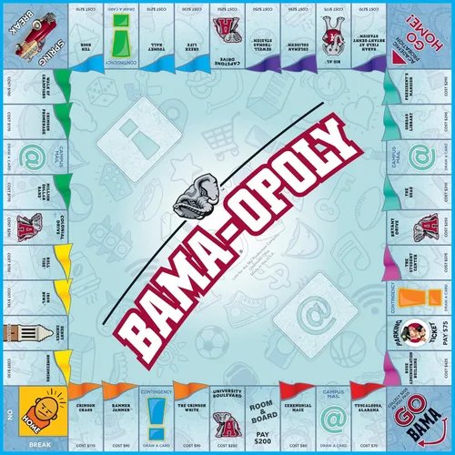 Miniatura 2 de Juego de mesa Bamaopoly de la Universidad de Alabama.
