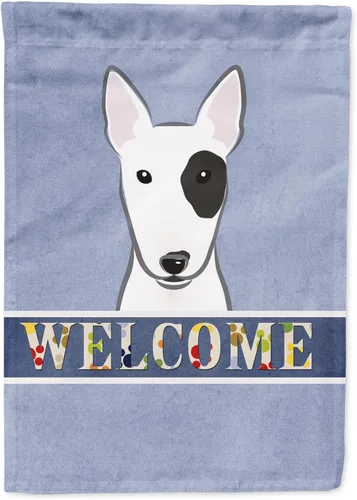 Miniatura 16 de Caroline's Treasures BB1405GF Bandera de jardín de bienvenida de bulldog inglés, Bandera de buzón azul, bandera decorativa para el patio, obra