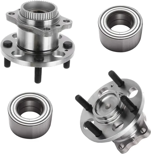 Miniatura 160 de Detroit Axle - Kit de nudillos de dirección delantera izquierda para Ford Edge Lincoln MKX 07-10, cojinete de rueda del lado del conductor, nudillo
