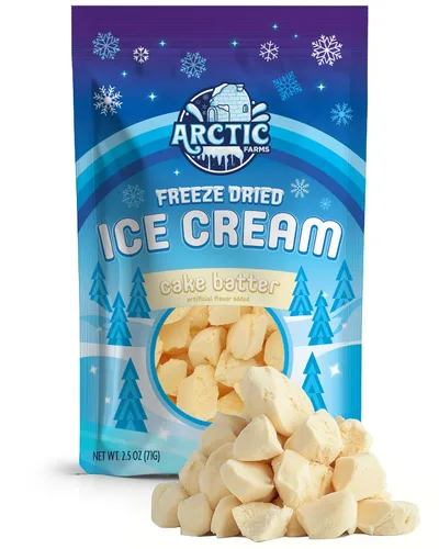 Miniatura 67 de Arctic Farms Trozos de Helado Liofilizado a Granel - No se Derrite (Mantequilla de Maní) (1 libra)