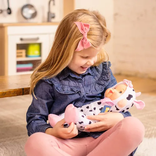 Miniatura 7 de Baby's First Muñeca musical suave y tierna de 12 pulgadas con diseño de animales de granja Friends Cow Sings Old McDonald Had a Farm
