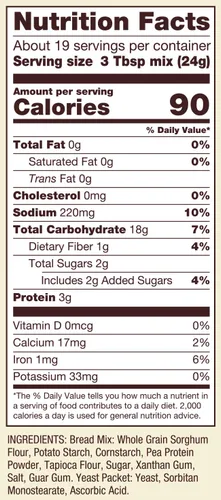 Miniatura 3 de Bob's Red Mill Maravillosa mezcla de pan casera sin gluten, 16 onzas (paquete de 4) - Sin gluten, Kosher