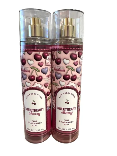 MYT BBW - Fragancia fina de cereza SweetHeart para baño y cuerpo, 8 onzas (paquete de 2)