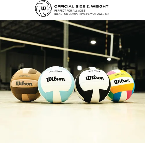 Miniatura 5 de WILSON Pro Tour Voleibol - Tamaño oficial, Marrón/Bronceado/Beige