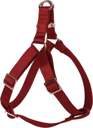 Miniatura 6 de Lionet Paws Arnés para perro, arnés de nailon de seda ajustable sin tirones con hebilla de metal para perros pequeños, fácil caminar, verde oscuro