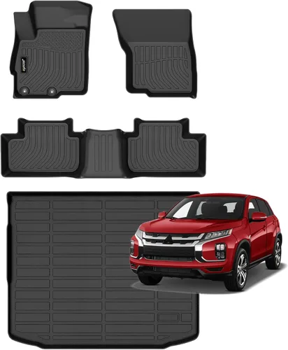 Miniatura 16 de Juego completo de tapetes de auto para todo tipo de clima, revestimiento automotriz para piso y maletero