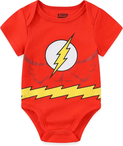 Miniatura 6 de WARNER BROS Justice League Batman, Superman, Flash, Aquaman and Green Lantern Baby Boys 5 Pack Creepers for Infants