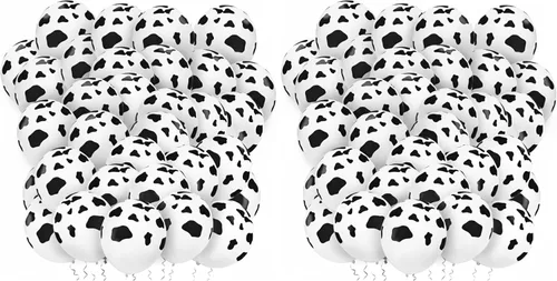 Miniatura 8 de Lovestown 100 globos con estampado de vaca, globos de látex de animales de granja de 12 pulgadas para fiesta de cumpleaños de granja, baby shower