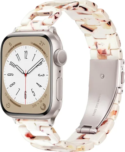 Miniatura 7 de Correa ligera de Apple Watch para Apple Watch, de resina en forma de D, compatible con hebilla de acero inoxidable para Apple Watch Ultra 2, 1