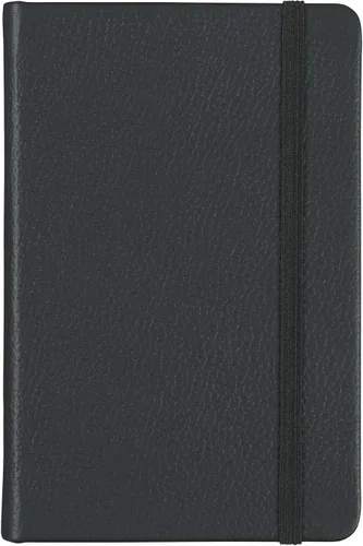 Miniatura 7 de Cuaderno de escritura clásico de cuero, tapa dura, cierre elástico, páginas con rayas estrechas, colección Inspire