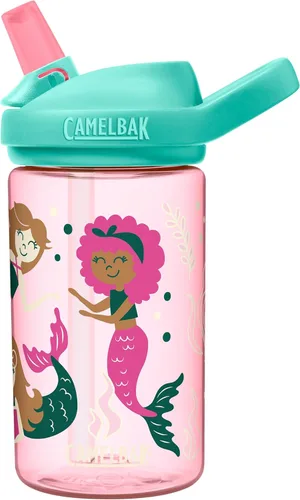 Miniatura 30 de CamelBak Eddy+ Kids Water Bottle with Bite Valve Straw, Leak‑Resistant Easy‑Sip Design for Everyday Hydration, 14oz Kids Monstruos de Skate