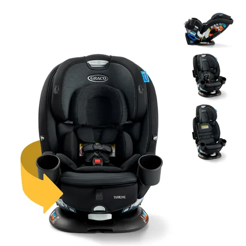 Miniatura 10 de Graco Turn2Me - Asiento convertible giratorio 3 en 1 para automóvil, Manchester, rotación orientada hacia atrás, modo orientado hacia adelante