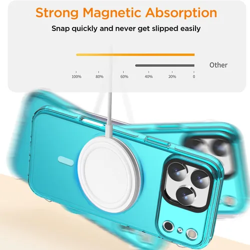 Miniatura 238 de AICase Funda protectora para iPhone 16 compatible con iPhone 16, delgada, ligera, transparente [no amarillenta] Diseño vibrante