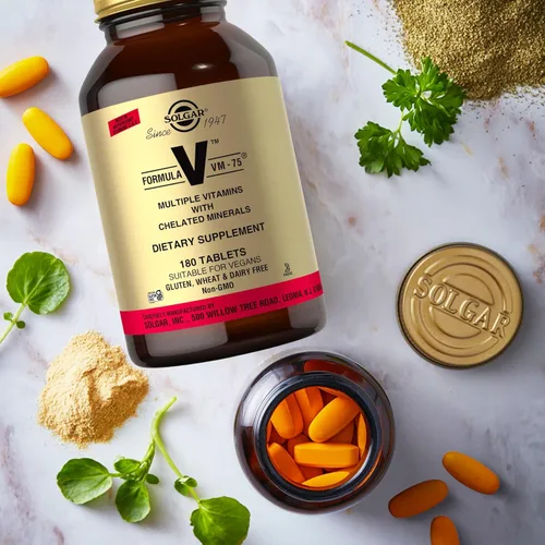 Miniatura 6 de Solgar Fórmula VM-75, 180 tabletas – Multivitamínico con minerales quelados – Vitamina A, B6, B12, C, D, E – Biotina, magnesio, calcio, hierro