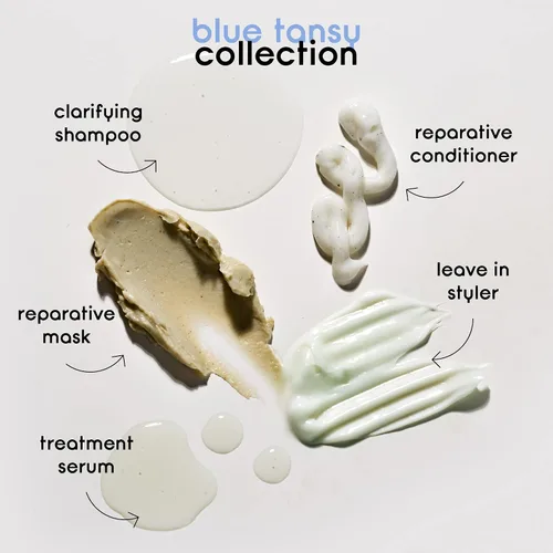 Miniatura 6 de adwoa beauty - Acondicionador reparador Blue Tansy Extractos de espirulina, bambú y cola de caballo Fortalece, previene la rotura, aumenta