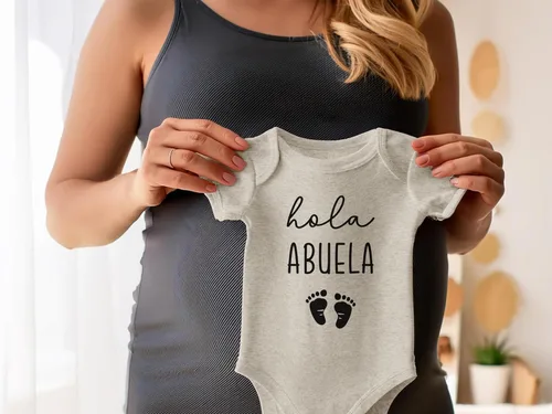 Miniatura 5 de Pineapple Pancake Kids Hola Abuela - Body infantil con anuncio de embarazo para abuela española