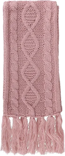 Miniatura 7 de Andorra Juego de corro, bufanda y guantes de tejido de cable, para mujer, 3 en 1, suave y cálido