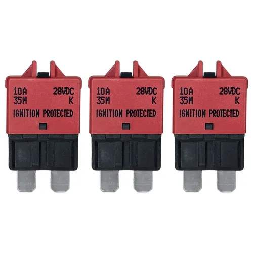 Miniatura 25 de Fusible de disyuntor ATC/ATO de reinicio manual de 7.5 amperios para automóvil, barco, automóvil, camión, RV, audio, protección de batería Perfil