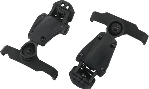 Miniatura 2 de HEARFALCOM Adaptador de riel ARC para cascos de la serie Fast compatible con orejeras Walker's Razor Negro