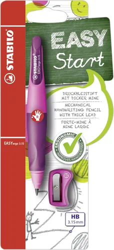Miniatura 10 de STABILO EASYergo 3.15 - Lápiz mecánico ergonómico - diestro - verde claro/verde oscuro + sacapuntas