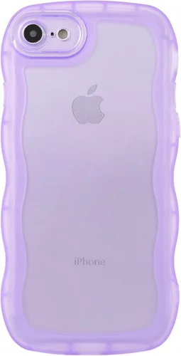 Miniatura 35 de SKYLMW Compatible con iPhone 6s Plus/6 Plus Case de 5.5", Linda Kawaii Marco Ondulado Rizado Forma de Marco Funda de Silicona Suave Resistente a