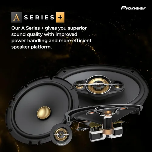 Miniatura 2 de PIONEER A-Series Plus TS-A1601C - Altavoces de 2 vías de 6.5 pulgadas (par) - 350 W máximo, agudos nítidos + voces claras, graves mejorados
