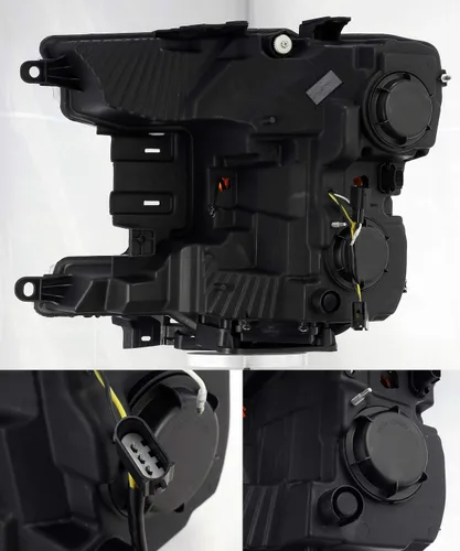 Miniatura 3 de AlphaRex Faros delanteros negros de la serie PRO para Ford F-150 2018-2020 Negro (AXHL-FF18-PPT-B-A)