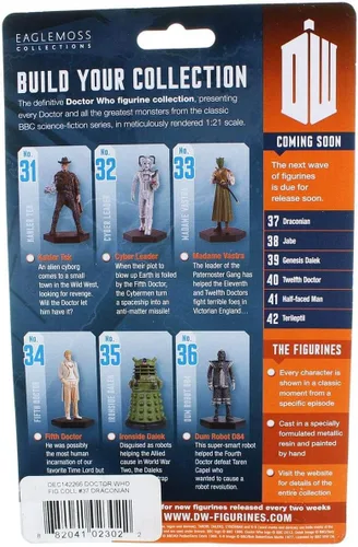 Miniatura 2 de Underground Toys Doctor Who Draconian Figura coleccionable de resina de 4 pulgadas