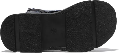 Miniatura 8 de DADAWEN Botas de tobillo con purpurina para niños y niñas, zapatos de combate impermeables con cremallera lateral para niños pequeños, niños grandes