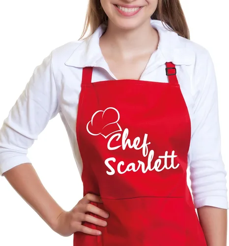 Delantal personalizado 2025, delantal de cocina personalizado para hombres y mujeres, regalo de cumpleaños, chef, regalo único para amigos y