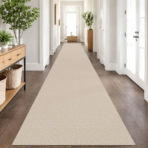 Miniatura 163 de IOHOUZE Alfombra de Área Lavable 4x6 Antideslizante con Respaldo de Goma Alfombras Tejidas para Entrada Interior Alfombras de Dormitorio Alfombra