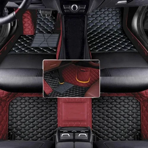 Miniatura 17 de Alfombrillas de cuero completas a medida para auto - Mejora el interior de tu vehículo con forros de piso específicos para vehículos - Perfectas