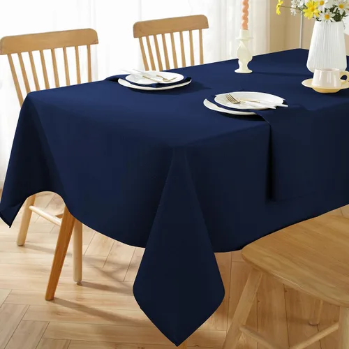 Miniatura 12 de SASTYBALE Juego de 4 servilletas de lino sintético, sin arrugas, lavables, de tela suave, texturizada, para comedor, cena, fiesta, boda, vacaciones