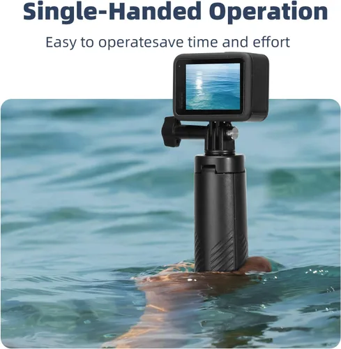 Miniatura 6 de AFAITH 4 en 1 selfie stick flotante agarre de mano trípode impermeable extensible monopie para GoPro Hero 13/12/11/10/9/8/DJI OSMO Action 6/5