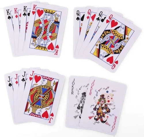 Miniatura 5 de 2-24 mazos de cartas de cartas de póquer índice estándar de tamaño (2 unidades)