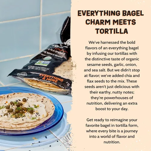 Miniatura 4 de Eureka Tortilla Organic Everything & More Tortillas de harina Tortillas artesanales orgánicas Mini granos enteros de 6 pulgadas Veganas, sin