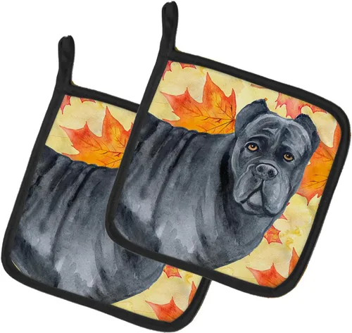Miniatura 193 de Caroline's Treasures BB9655PTHD - Juego de soportes para ollas de cocina resistentes al calor, almohadillas calientes para horno, 7 1/2 x 7 1/2