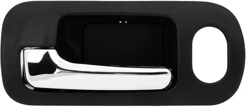 LUJUNTEC Reemplazo del lado izquierdo del conductor delantero interior para Honda Civic 2001-2005 1pc cromo y mango negro reemplazo OE 82204