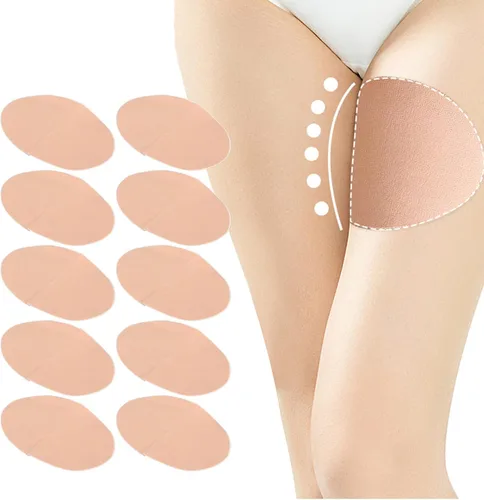 Miniatura 2 de 10 almohadillas de fricción para muslos, parche antidesgaste en el interior del muslo, adhesivo antirozaduras, desechable, elástico, transpirable