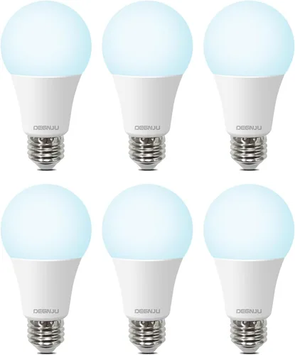 Miniatura 10 de DEGNJU - Bombillas LED A19 13 W, equivalente a 100 W, 2700 K, luz blanca suave, 1500 lúmenes, base E26, no regulable, 13 W de luz blanca brillante