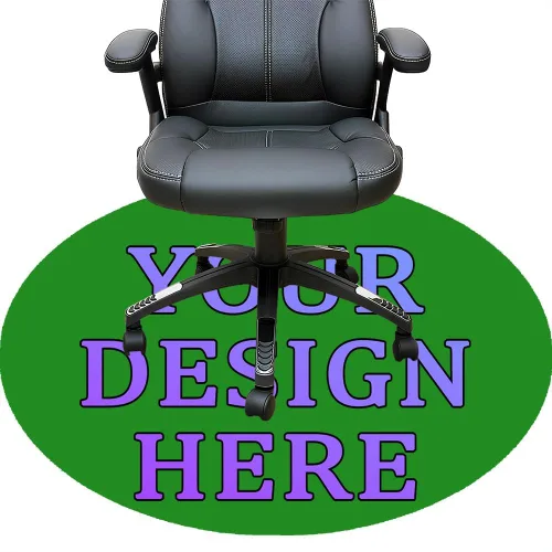 Miniatura 74 de Tapete redondo personalizado para silla de escritorio de oficina, diseño de tu propio logotipo de foto, texto, alfombrillas circulares